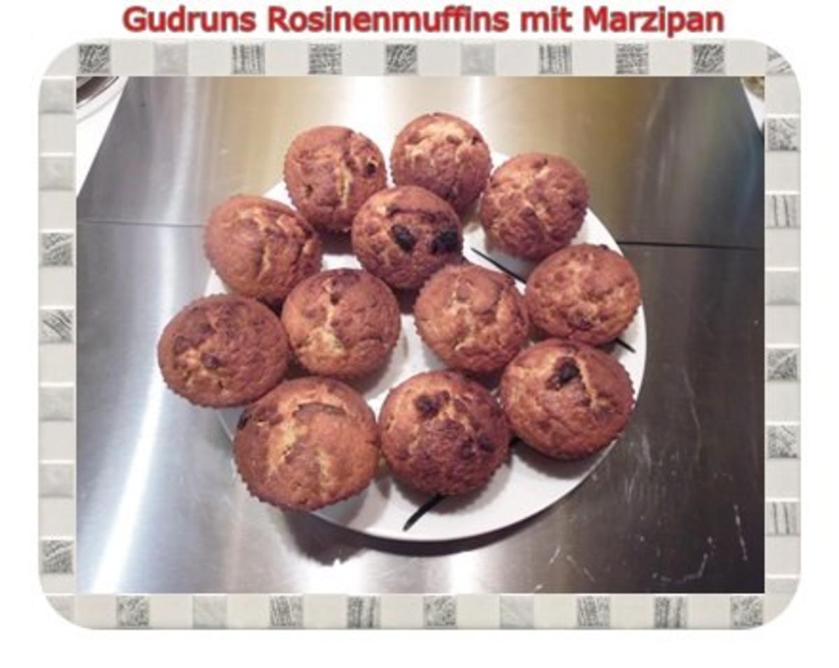 Muffins: Rosinenmuffins mit Marzipan - Rezept - Bild Nr. 17