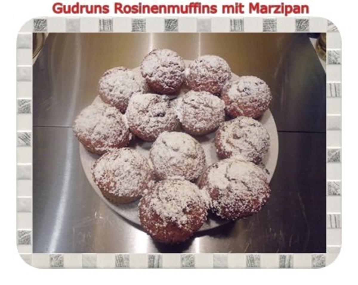 Muffins: Rosinenmuffins mit Marzipan - Rezept - Bild Nr. 18