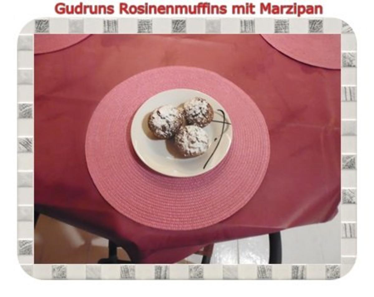 Muffins: Rosinenmuffins mit Marzipan - Rezept - Bild Nr. 19