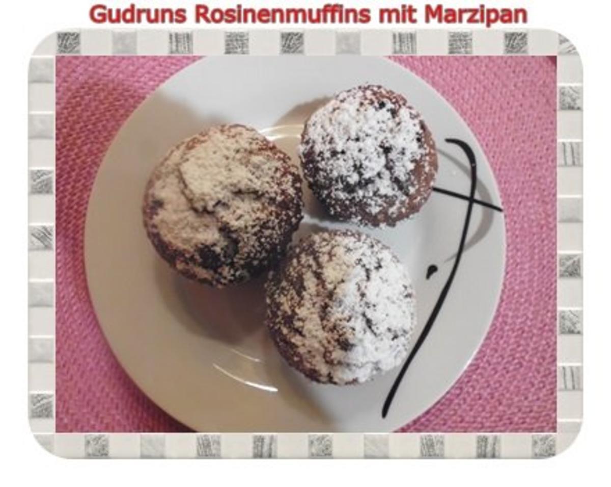 Muffins: Rosinenmuffins mit Marzipan - Rezept - Bild Nr. 20