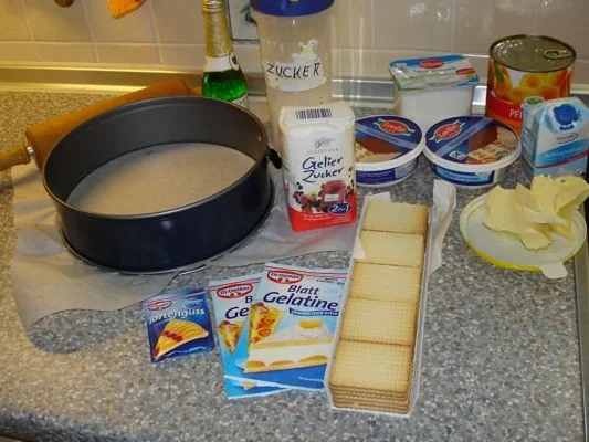 Pfirsich-Quark-Torte ohne Backen - Rezept - Bild Nr. 2