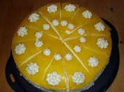 Pfirsich-Quark-Torte ohne Backen - Rezept