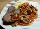 Rotgeschmortes Rindfleisch mit Tomaten Original Chinesisch - Rezept