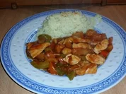 Hühnerfleischscheiben süss-sauer - Rezept