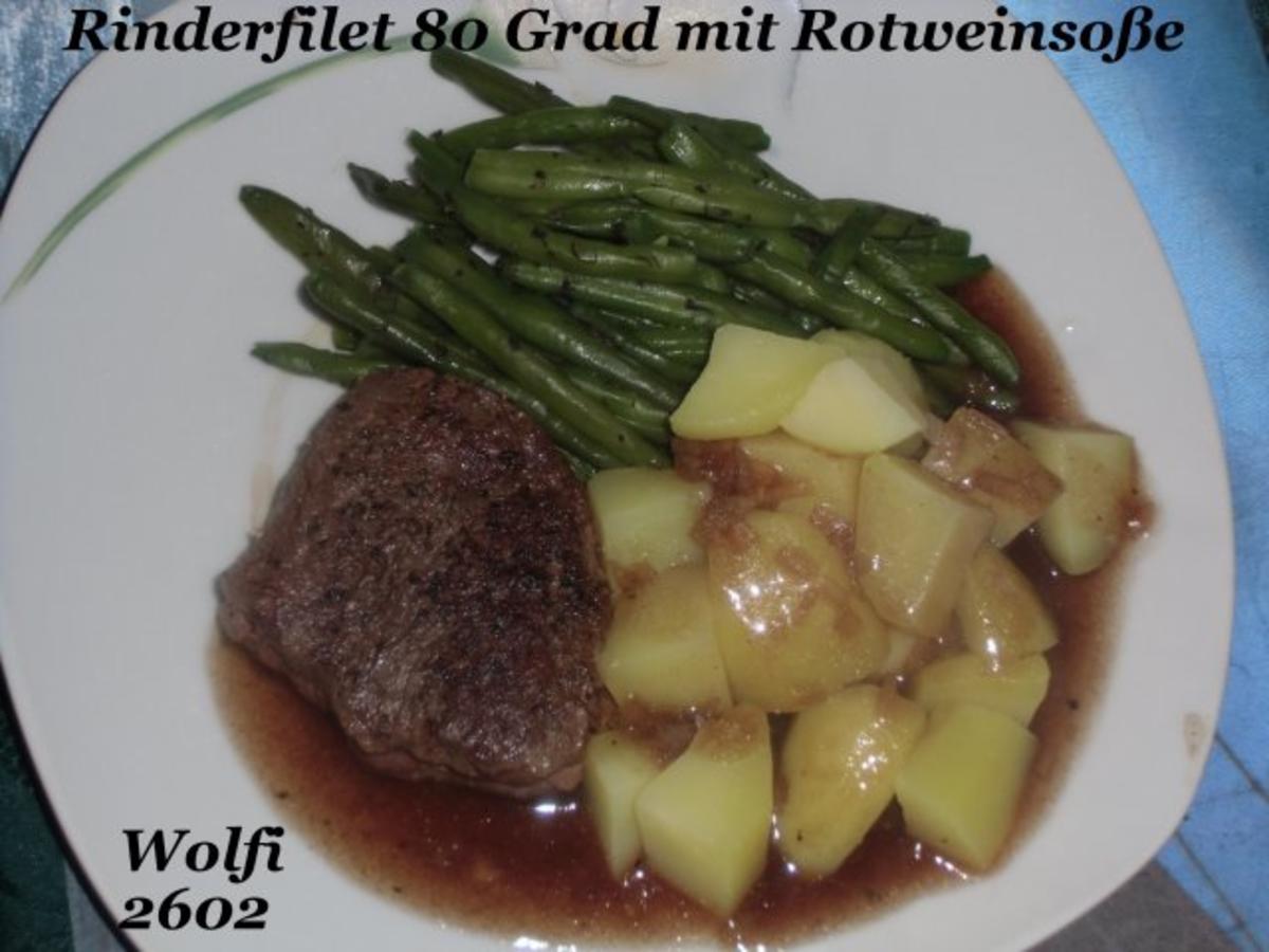 Bilder für Rind : Rinderfilet auf 80 Grad Methode - Rezept