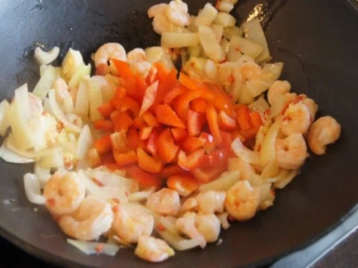 Garnelen-Nudelwok - Rezept - Bild Nr. 8