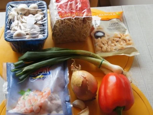 Garnelen-Nudelwok - Rezept - Bild Nr. 2