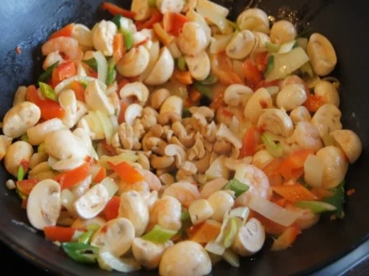 Garnelen-Nudelwok - Rezept - Bild Nr. 11