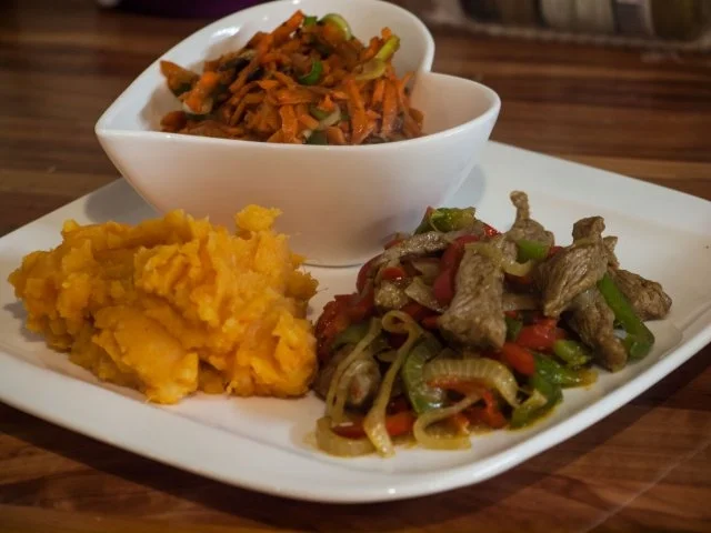 Rezept: Steakpfanne mit Pürree-Mix Bild Nr. 2 Steakpfanne mit Pürree-Mix - Rezept - Bild Nr. 2