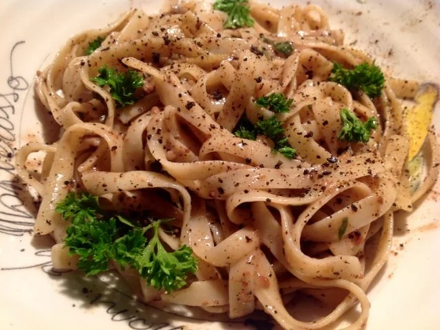 Pasta mit Porree und Walnüssen - Rezept - Bild Nr. 2