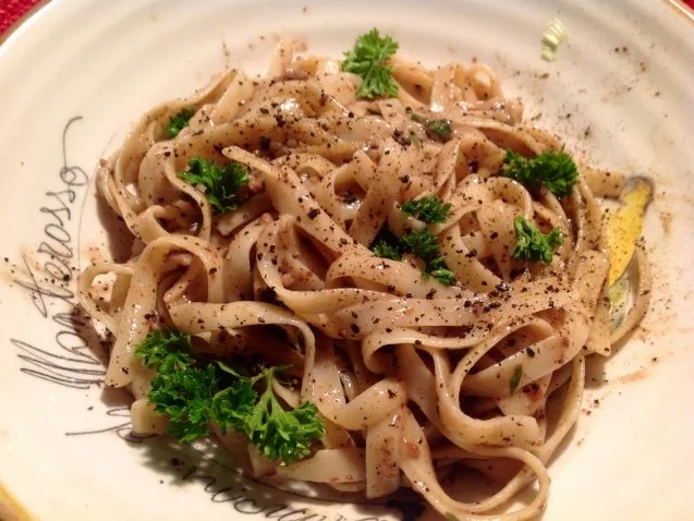 Pasta mit Porree und Walnüssen - Rezept - Bild Nr. 3