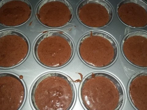 Kuchen u. Torten: Schoko - Muffins - Rezept - Bild Nr. 6