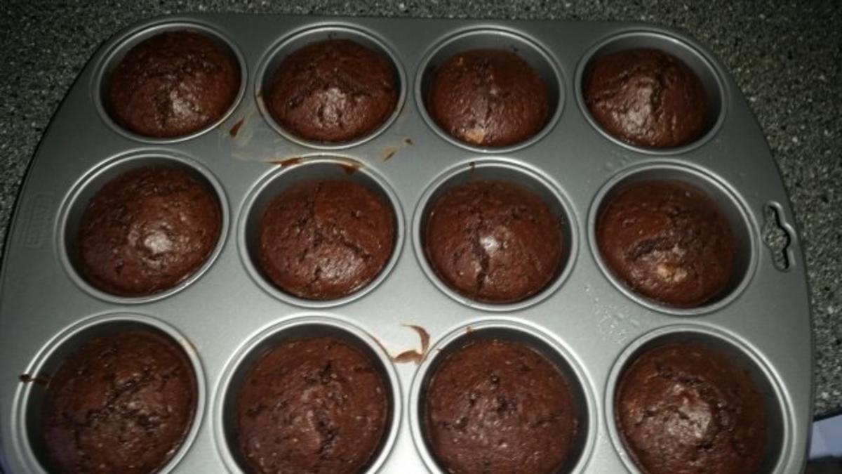 Kuchen u. Torten: Schoko - Muffins - Rezept - Bild Nr. 7