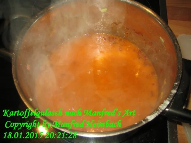 Gemüse – Kartoffelgulasch nach Manfred’s Art - Rezept - Bild Nr. 2