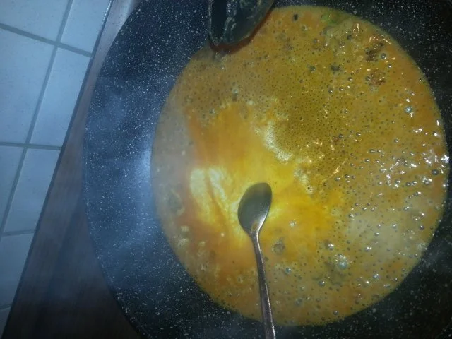 Rezept: Knackiges Tabouleh mit pikanten Schweinenackensteaks in Tikka Sauce Bild Nr. 7 Knackiges Tabouleh mit pikanten Schweinenackensteaks in Tikka Sauce - Rezept - Bild Nr. 7