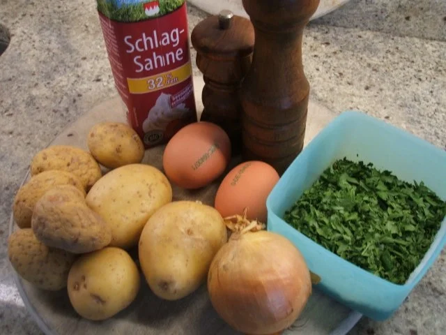 Kartoffeln: Gebackene Klöße oder Kartoffelkuchen - Rezept - Bild Nr. 2