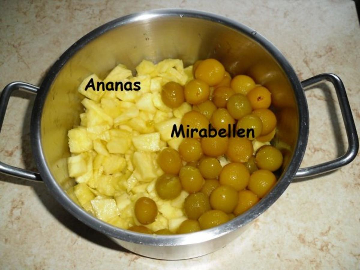 Ananas-Mirabellen Marmelade - Rezept - Bild Nr. 2