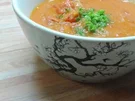 Tomaten-Erdnuss-Suppe mit Fenchel - Rezept