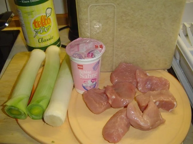 Rezept: Schweinemedallion mit leckerem Lauchgemüse Bild Nr. 2 Schweinemedallion mit leckerem Lauchgemüse - Rezept - Bild Nr. 2