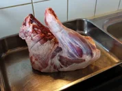 Lammvorderviertel mit Reis - Rezept