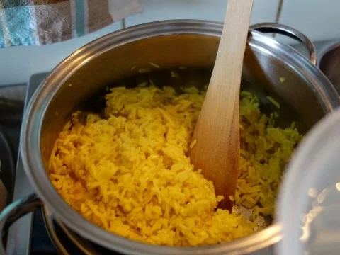 Lammvorderviertel mit Reis - Rezept - Bild Nr. 4