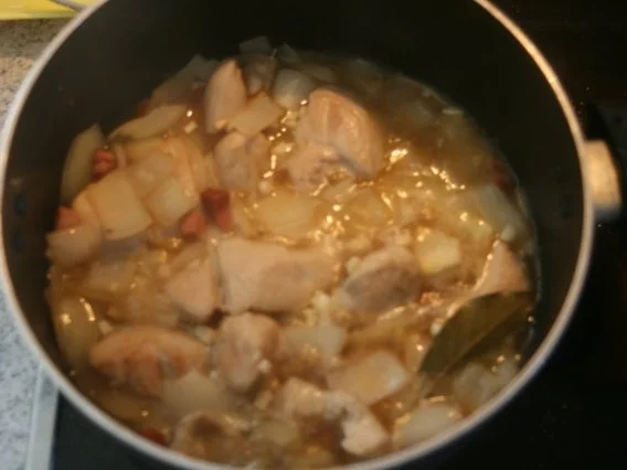 Hähnchenbrust mit Speck und Apfelspalten - Rezept - Bild Nr. 2