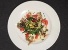 Salatvariation mit Pilzen und Kartoffelmarinade - Rezept