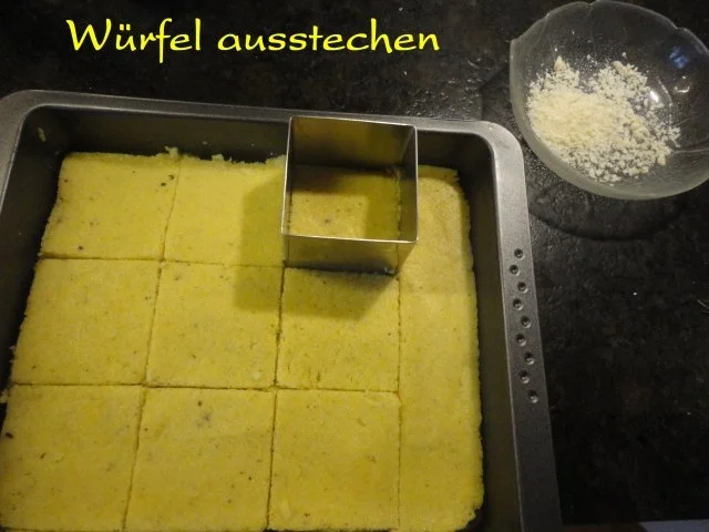 Polenta Schnitten gebacken - Rezept - Bild Nr. 11