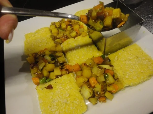 Polenta Schnitten gebacken - Rezept - Bild Nr. 13