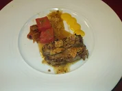 Schweinebauch mit Chinalack, Melonensalat - Rezept