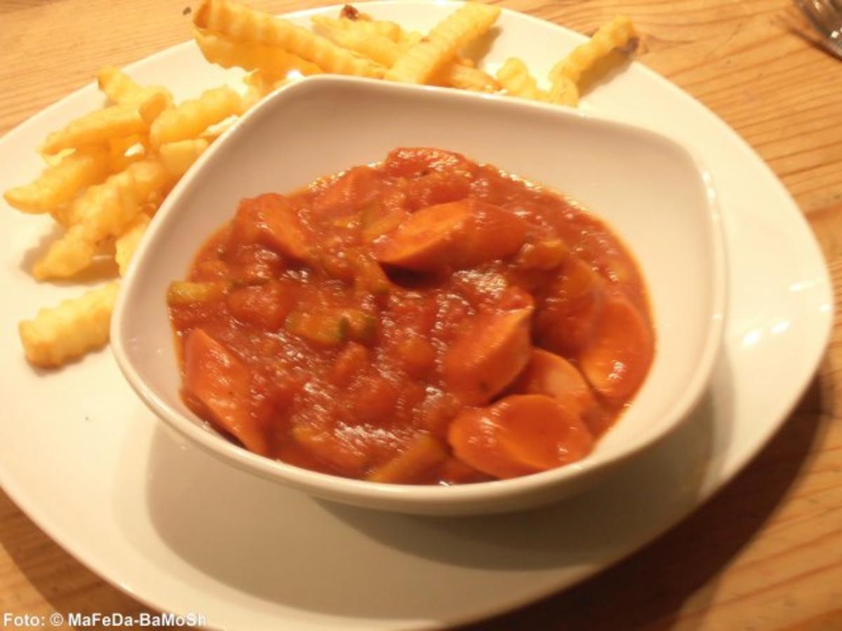 Bilder für Wienerle in Tomaten-Currysoße - Rezept