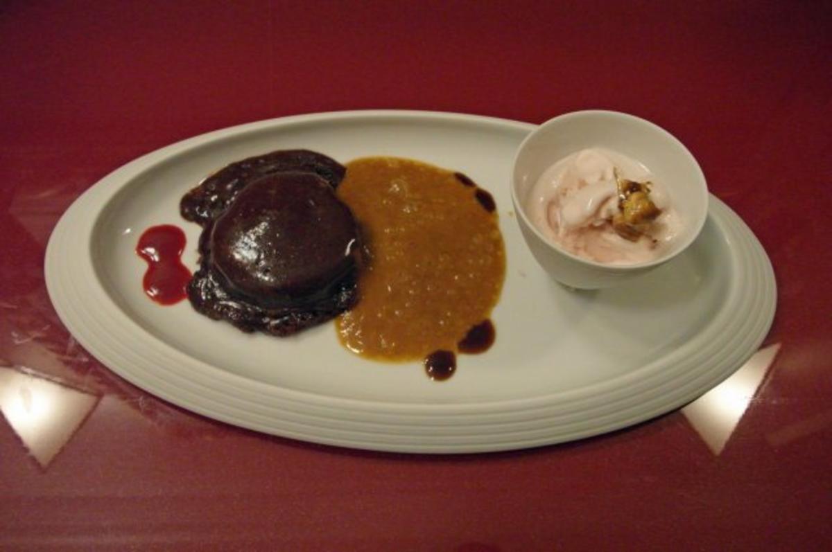 Schokoladenmalheur mit Kombucha-Ingwer-Sorbet - Rezept Eingereicht von
Das perfekte Dinner