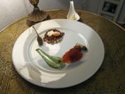 Geschredderte "Stulle", pochiertes Wachtelei, Rindertatar - Rezept