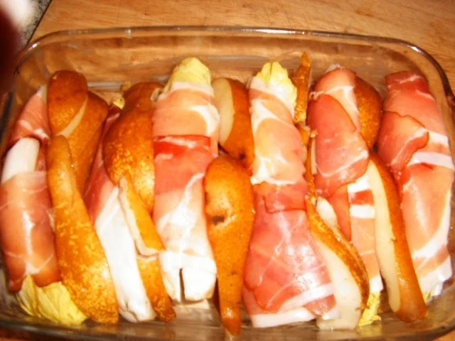 Rezept: Chicoree-Birnen-Gratin Bild Nr. 5 Chicoree-Birnen-Gratin - Rezept - Bild Nr. 5