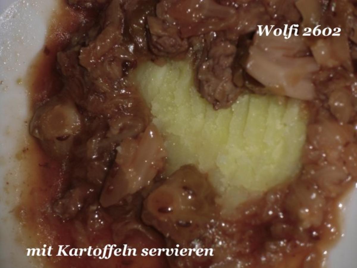 Gemüse : Geplatzte Kohlroulade (Wirsing-/ Rosenkohl & Thüringer Hackfleisch) - Rezept - Bild Nr. 3