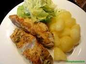 Fisch:   KABELJAU in Gewürz-Ei-Panande - Rezept