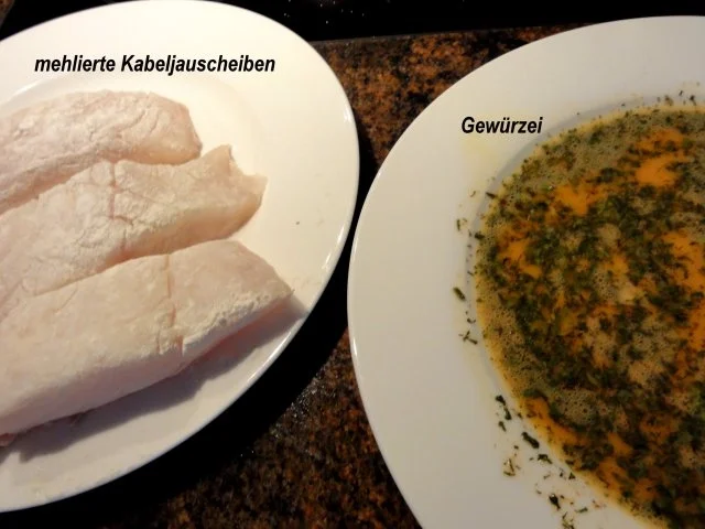 Rezept: Fisch: KABELJAU in Gewürz-Ei-Panande Bild Nr. 5 Fisch: KABELJAU in Gewürz-Ei-Panande - Rezept - Bild Nr. 5