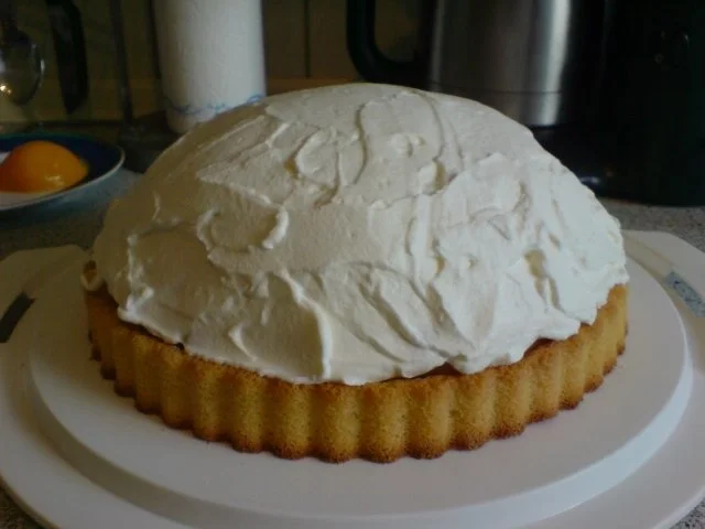 Rezept: Pfirsichtorte ohne backen-schnell und sommerlich Bild Nr. 5 Pfirsichtorte ohne backen-schnell und sommerlich - Rezept - Bild Nr. 5