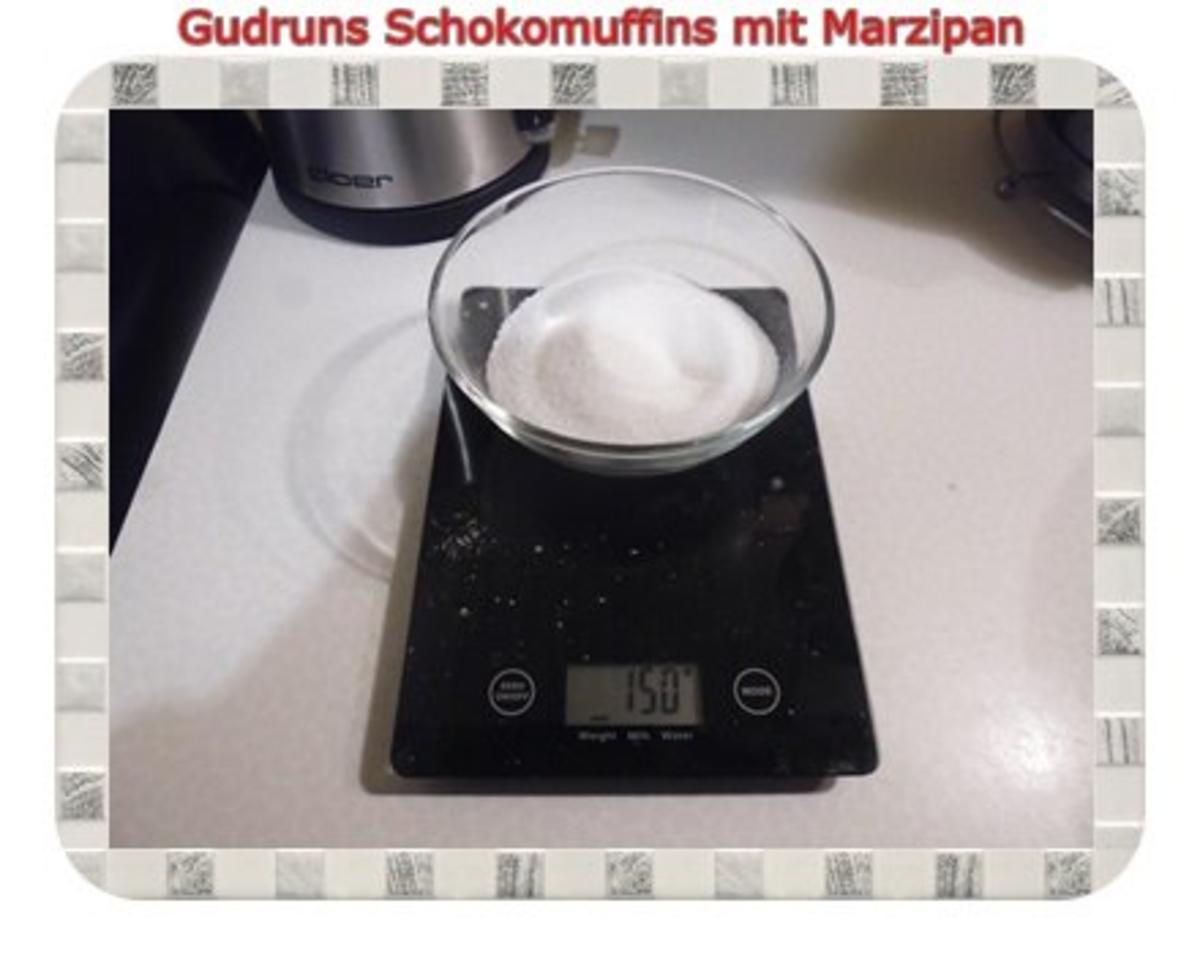 Muffins: Schokomuffins mit Marzipan - Rezept - Bild Nr. 5