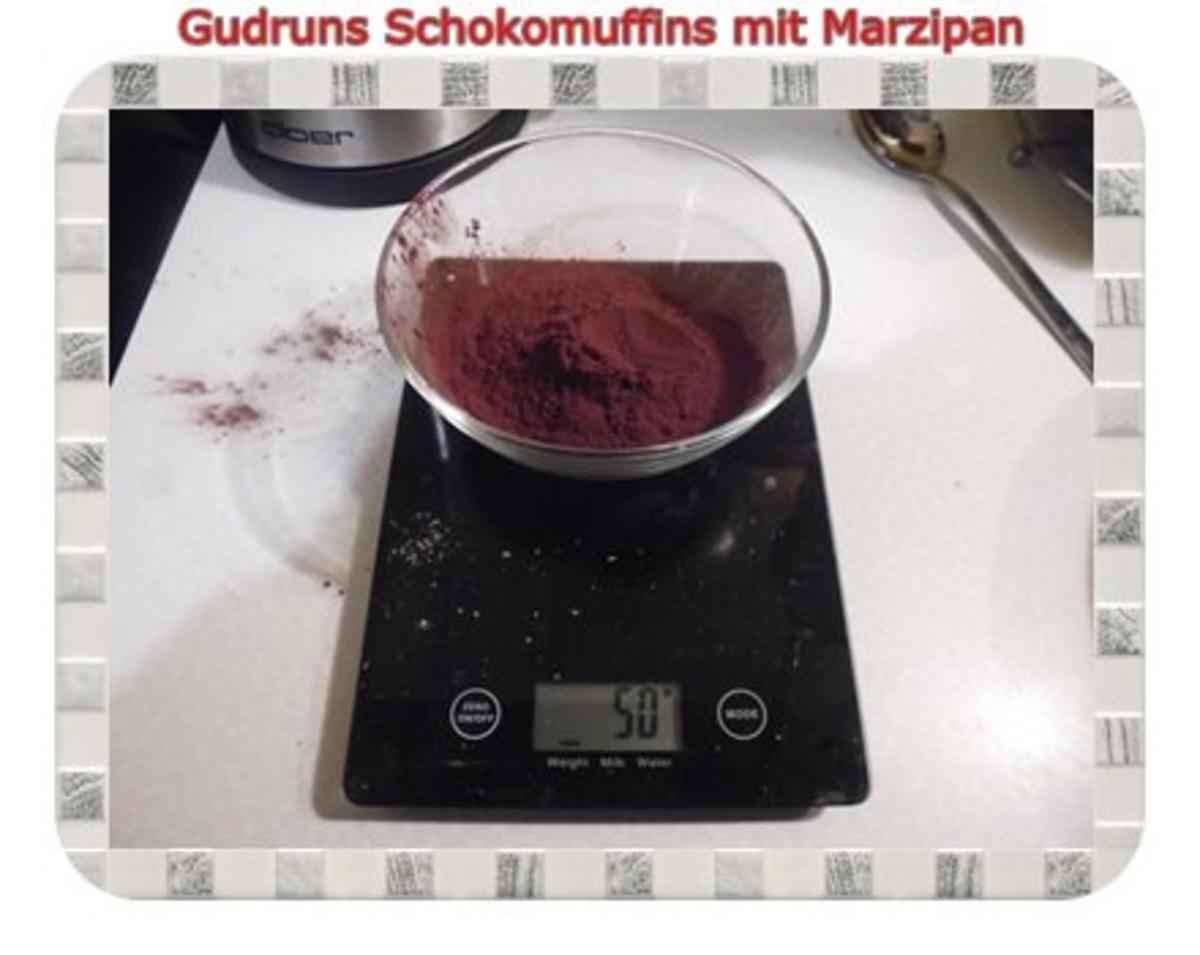 Muffins: Schokomuffins mit Marzipan - Rezept - Bild Nr. 6