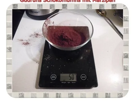 Muffins: Schokomuffins mit Marzipan - Rezept - Bild Nr. 6