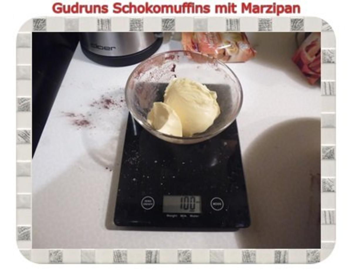 Muffins: Schokomuffins mit Marzipan - Rezept - Bild Nr. 8