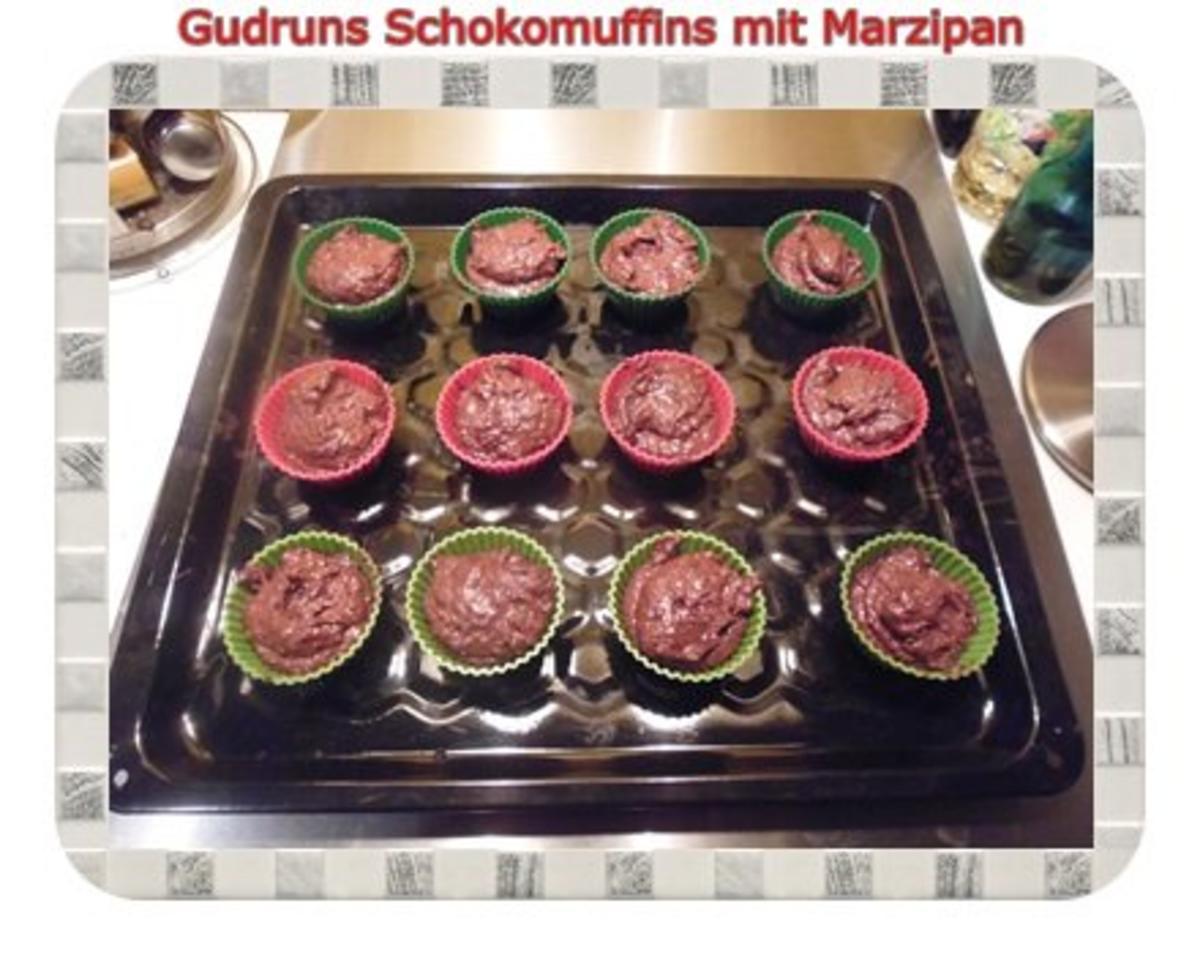 Muffins: Schokomuffins mit Marzipan - Rezept - Bild Nr. 11