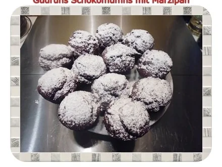 Muffins: Schokomuffins mit Marzipan - Rezept - Bild Nr. 17