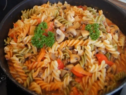Pasta mit bunten Spiralnudeln - Rezept - Bild Nr. 13