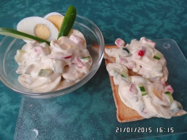 Rezept: Eiersalat-Sandwich Eiersalat-Sandwich - Rezept