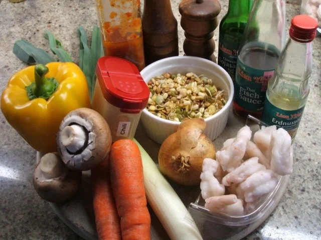 Fisch: Asiatische Garnelenpfanne - Rezept - Bild Nr. 2