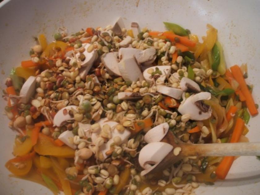 Fisch: Asiatische Garnelenpfanne - einfach - von lunapiena