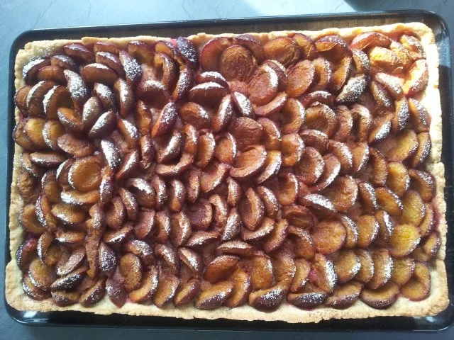 Rezept: Zwetschgen-Blechkuchen Bild Nr. 3 Zwetschgen-Blechkuchen - Rezept - Bild Nr. 3