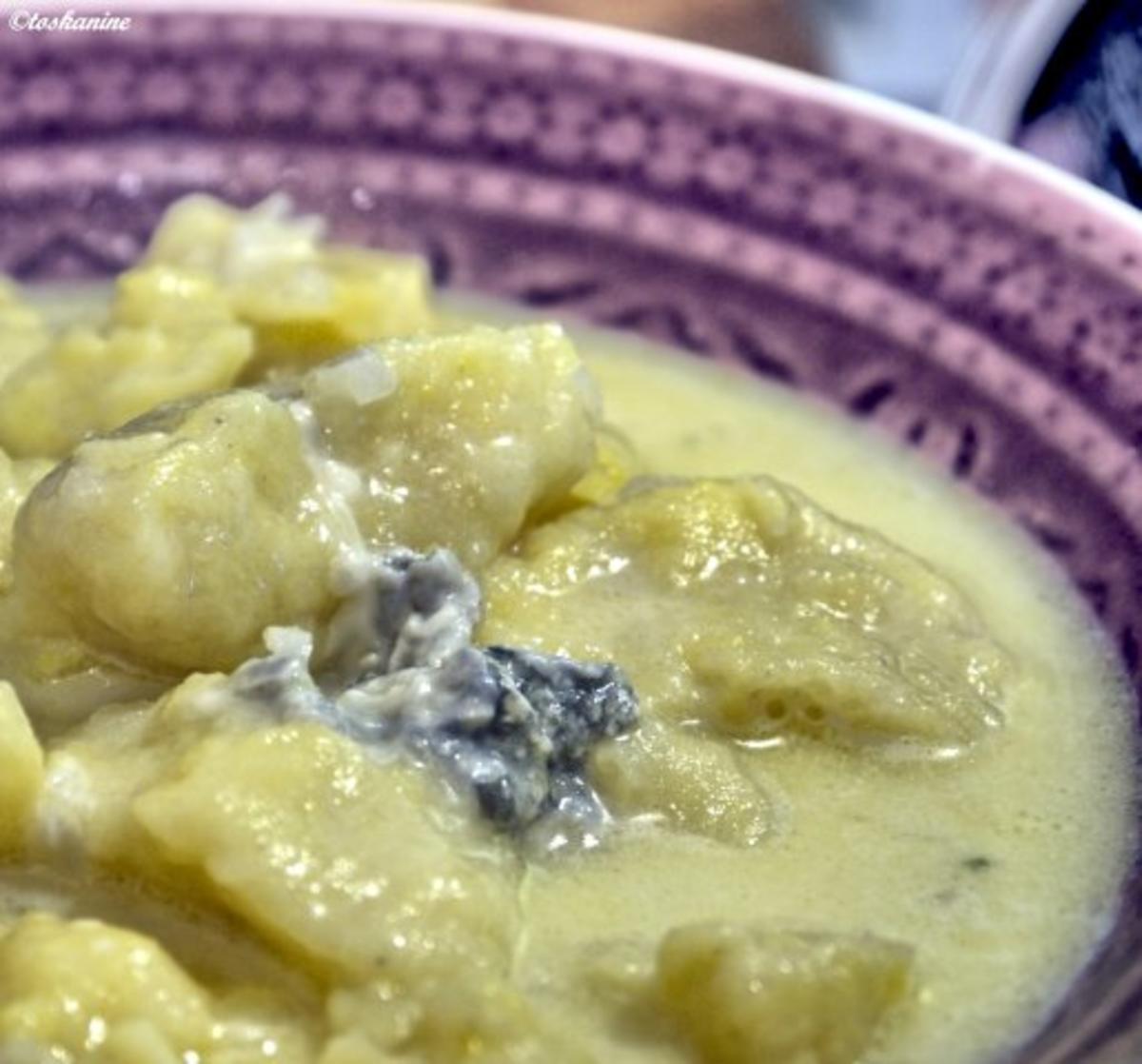 Gnocchi in Gorgonzola-Sauce - Rezept